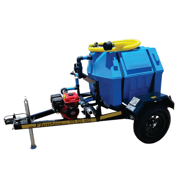 500l Fire fighter trailer 2.8bar-1 outlet unbraked unit