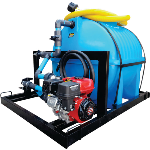 2.8bar 650lt water bowser skid