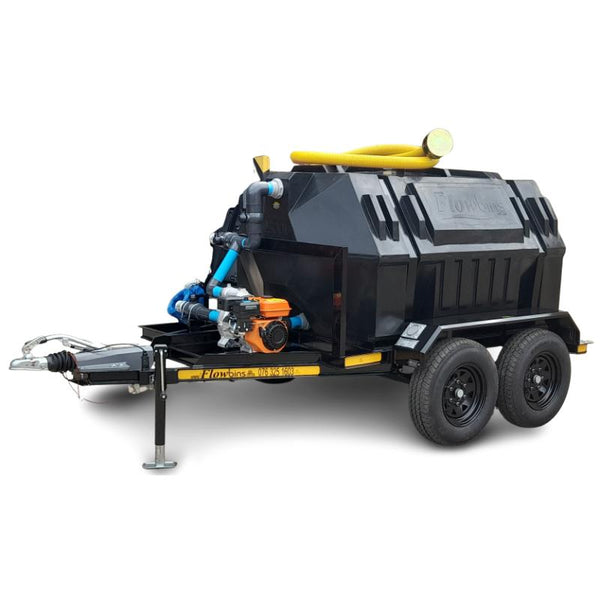 2500l Honey sucker trailer Horizontal braked-unit