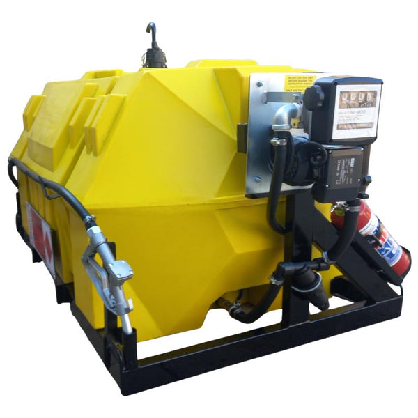 Diesel Bowser bakkie skid -1000lt 72lt