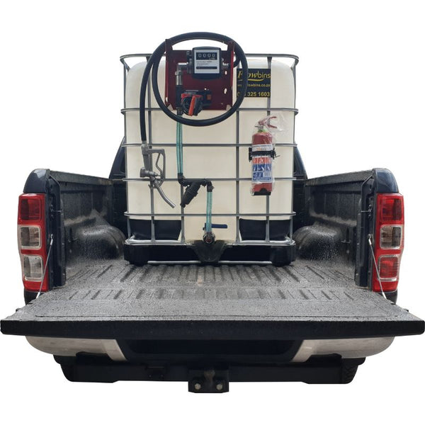 1000l Mobile Diesel bowser 40lpm 12v Exec flowbin tank unit