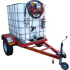 1000lt Diesel bowser trailer 40lpm 12v basic flowbin unbraked | Flowbins