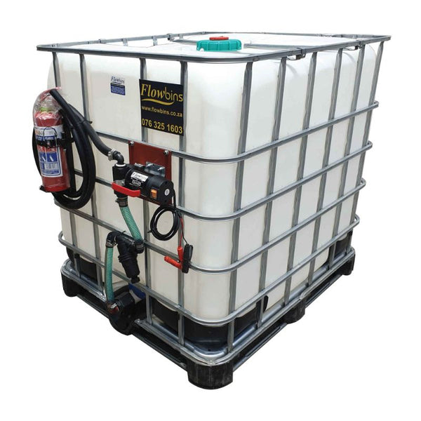 Quality 1000lt Diesel tank with Flowbin Pump (40lpm 12v basic) For Sale in Gauteng