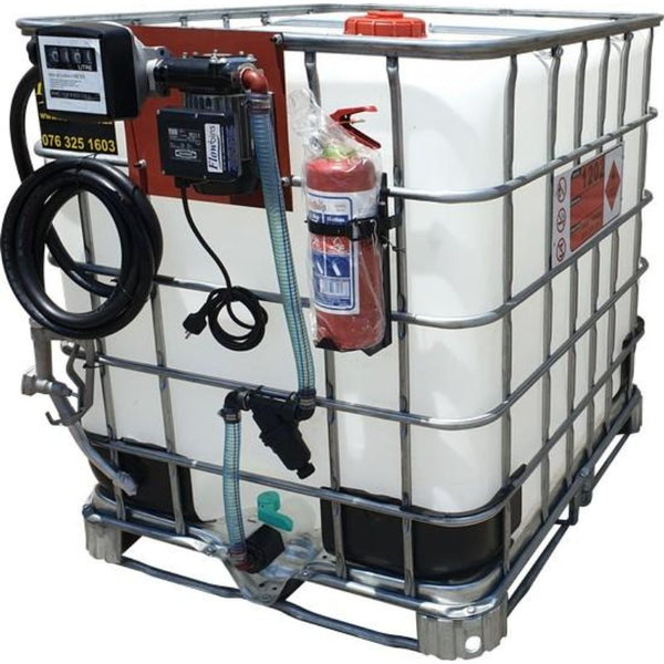 1000lt Mobile Diesel bowser unit -72lpm 220v