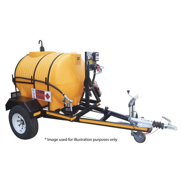 1000lt diesel bowser  trailer horizontal units