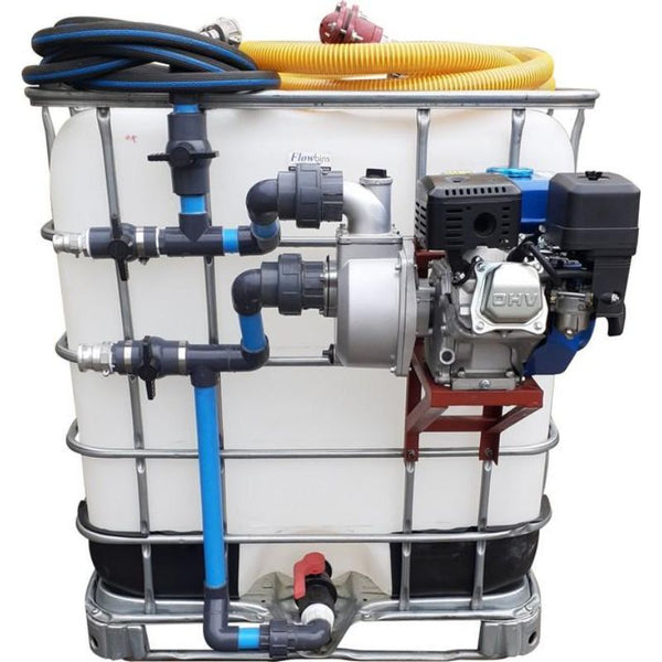 1000l water bowser 2.5bar 1 outlet compact unit