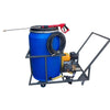 210l Pressure washer unit-6.5hp 186 bar petrol trolley unit