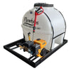 600l Pressure Washer 6.5hp petrol 186bar horizontal unit