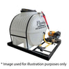 600L mobile high pressure washer unit