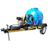 600l High pressure washer 241bar 10hp diesel trailer unit