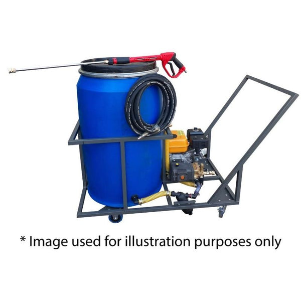 210l High pressure washer trolley units