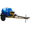 High Pressure washer 500lt horizontal trailer