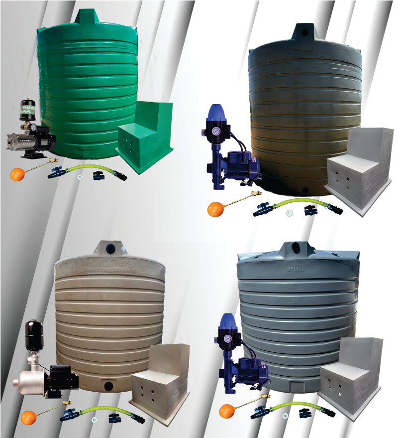 5000l Executive Water Tank Combo Deals - Flowbins