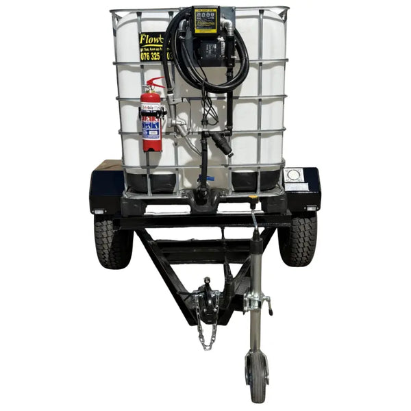 1000L Unbraked Diesel Trailer 56lpm 220v