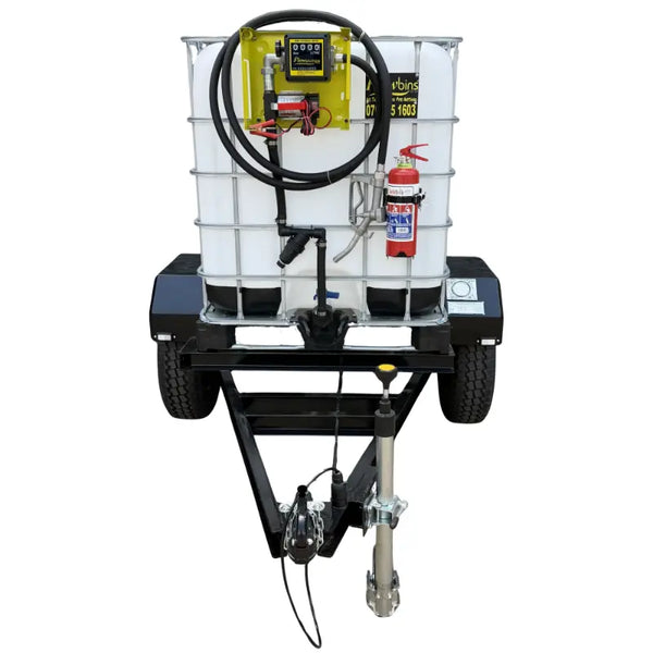 1000l Diesel Trailer Unbraked Exec 40lpm 12v