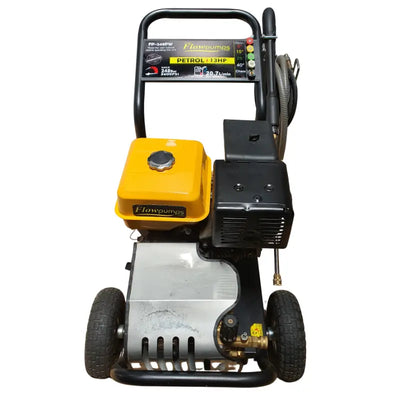 13hp - 248 bar petrol driven high pressure washer trolley unit