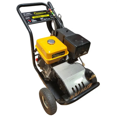 13hp - 248 bar petrol driven high pressure washer trolley unit