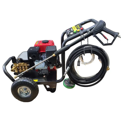 186 Bar High Pressure washer Petrol driven Rato engine Trolley 