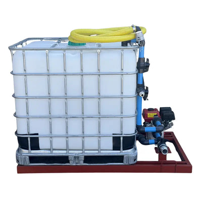 2.8bar water bowser 1000l Flowbin skid