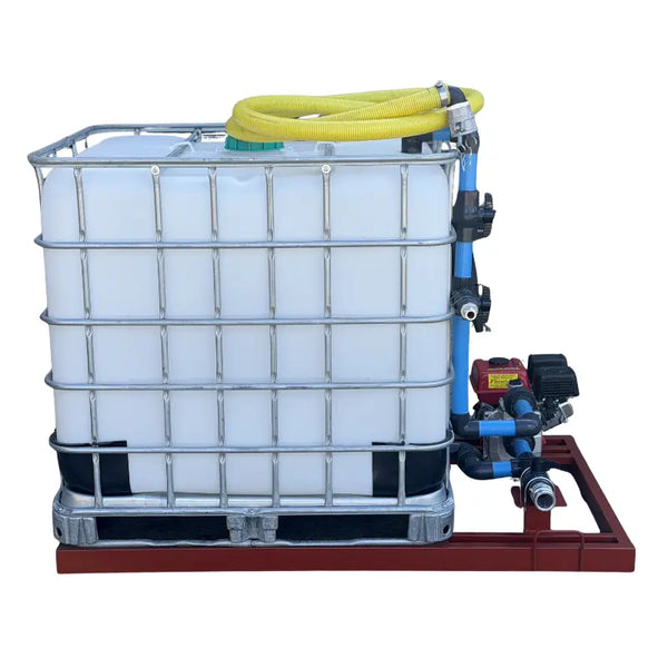 2.8bar water bowser 1000l Flowbin skid