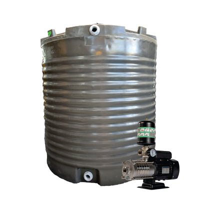 2200l Slim tank and 1.5 kw Intelli VSD Booster pump