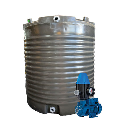 2200l Slim tank and 0.75kw Peripheral Water Pump & Controller