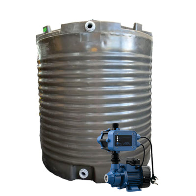 2200l Slim tank and 0.37kw Peripheral Econo Booster pump Combo