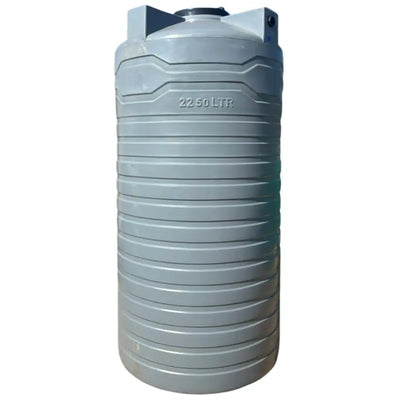 Slim Vertical water tank Grey