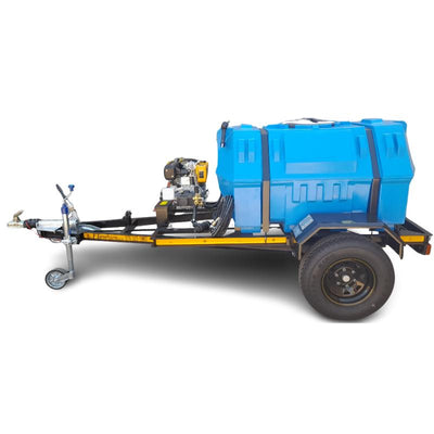 241 Electric start diesel driven 1000ltrailer braked unit