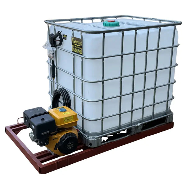 248bar petrol driven high pressure washer flowbin bakkie unit-1000l