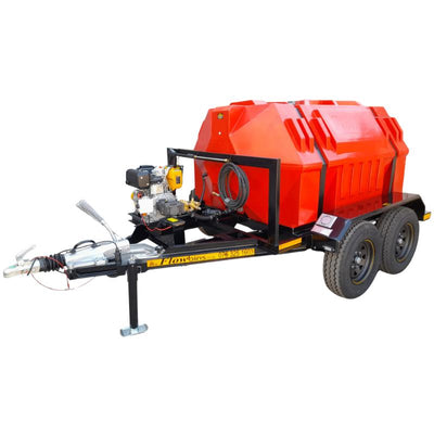 2500lt -241bar Diesel electric start High pressure trailer unit