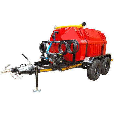 Fire trailer unit 2500lt 9.5bar-3outlet