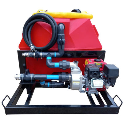 500l Water Bowser 2.8bar-1-outlet horizontal bakkie sakkie unit