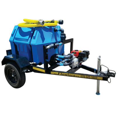 500l Fire fighter trailer 2.8bar-1 outlet unbraked unit