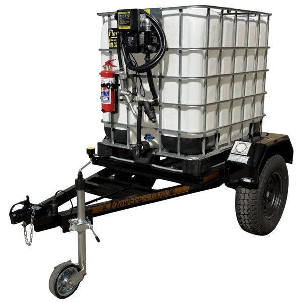 1000l Unbraked Diesel trailer 56lpm 220v