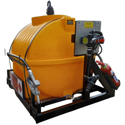 650l Diesel bowser 40lpm-12v-basic horizontal unit
