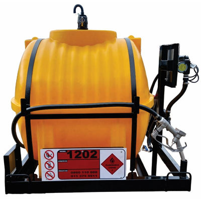 650l Diesel bowser 40lpm-12v-basic horizontal unit