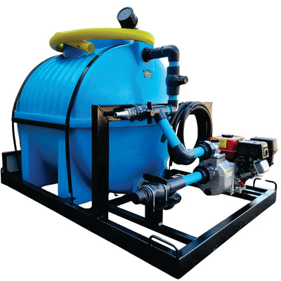 650lt water bowser skid 2.8bar pump