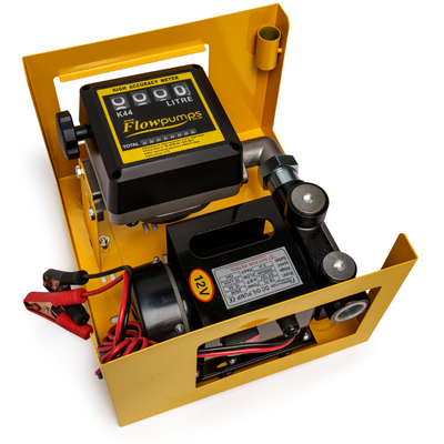70lpm Diesel Pump Kit 12v with manual nozzle in Pump case