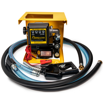 70lpm Diesel Pump Kit 12v with auto stop nozzle in Pump case