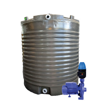 2200l Slim tank and 1.1kw Monoblock Water Pump & Controller