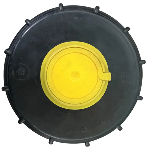 Clean used Flowbin™ Lid and Vented lid with broken breather cap - 225mm
