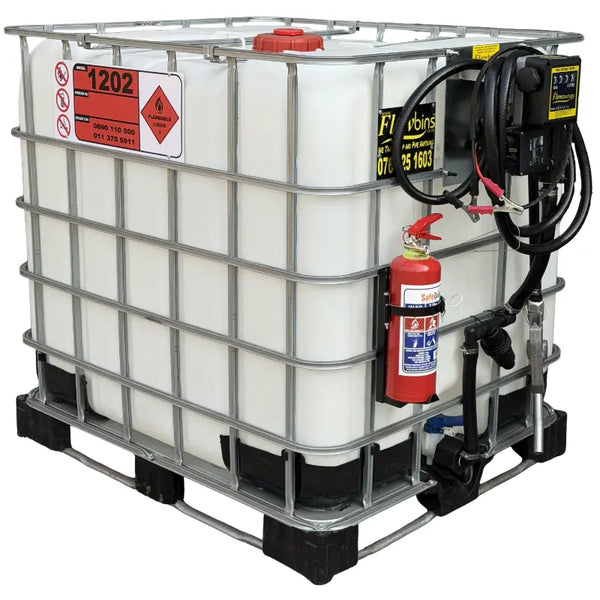  56lpm 12v Diesel bowser 1000L Flowbin™  unit