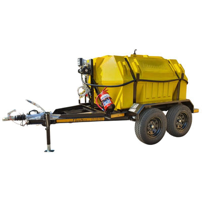 Diesel trailer 2500l - 85 lt diesel pump