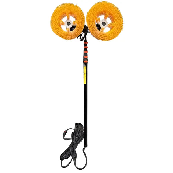 Solar Panel Electric Cleaning Brush Double Head 