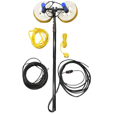Double Head Electric Solar Panel Cleaning Brush