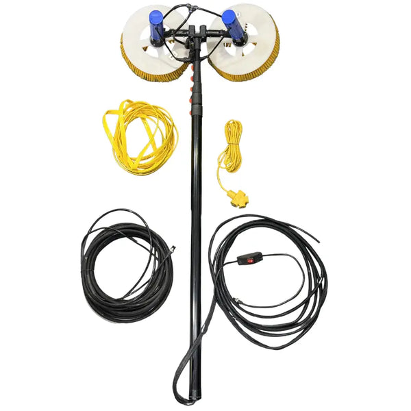 Double Head Electric Solar Panel Cleaning Brush
