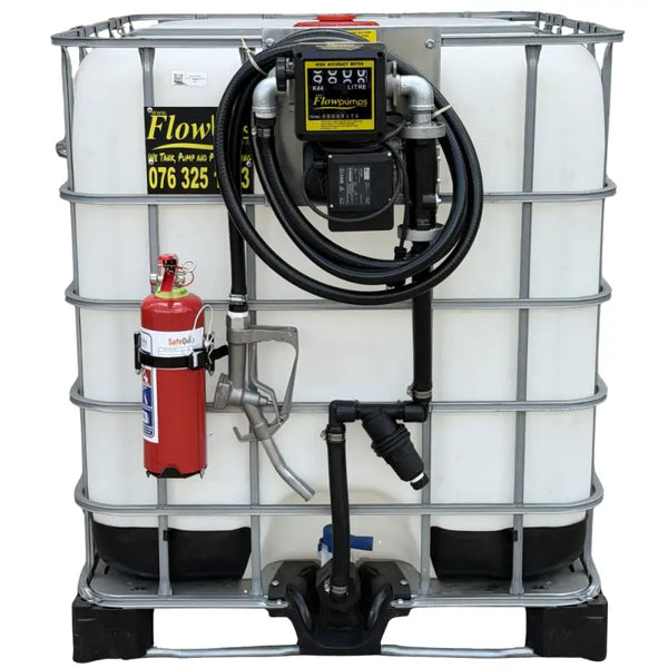 Diesel Bowser 1000l flowbin unit 72lpm-220v
