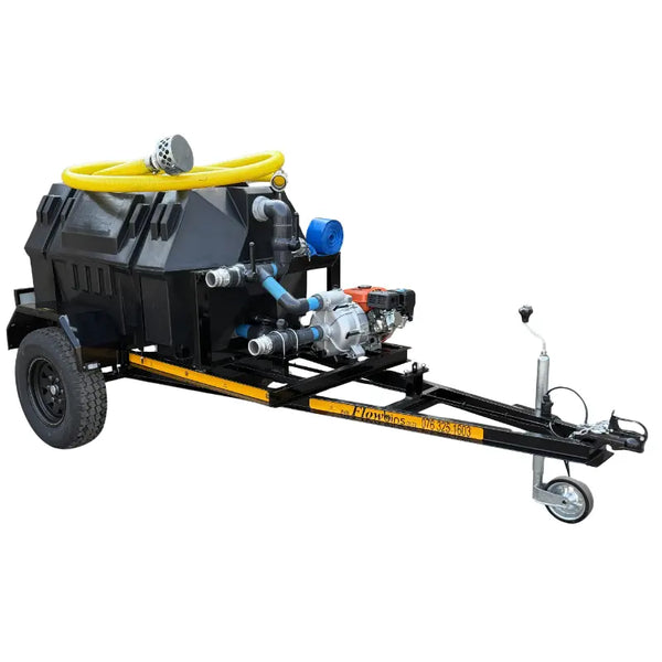 Honeysucker trailer 1000l Horizontal trailer unbrake