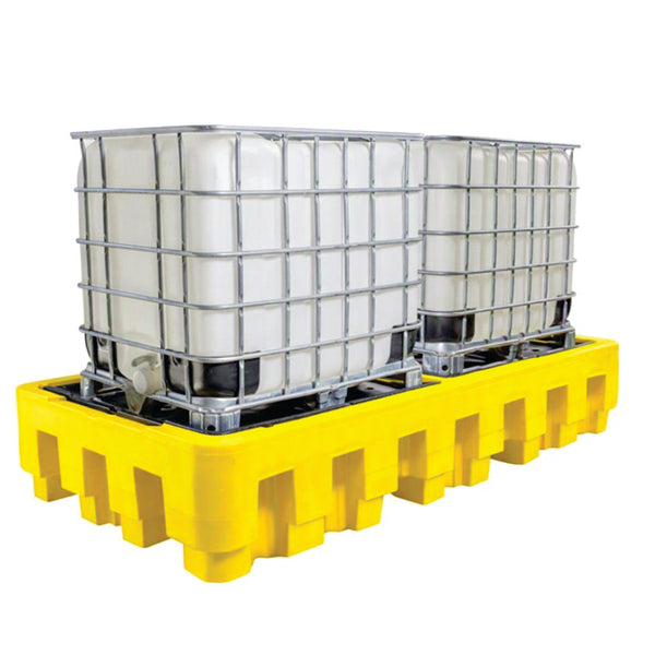 Polyethylene Spill Cage with a 1100l Catchment bund for flowbin tanks
